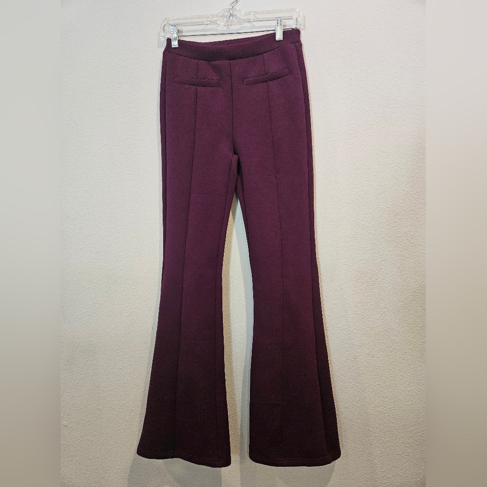 Forever 21 Deep Plum Flare Pants